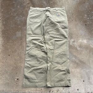 Carhartt Pants W38 Mens Khaki Work Utility Workwear